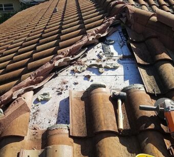 storm damage to tile roof in jacksonville fl